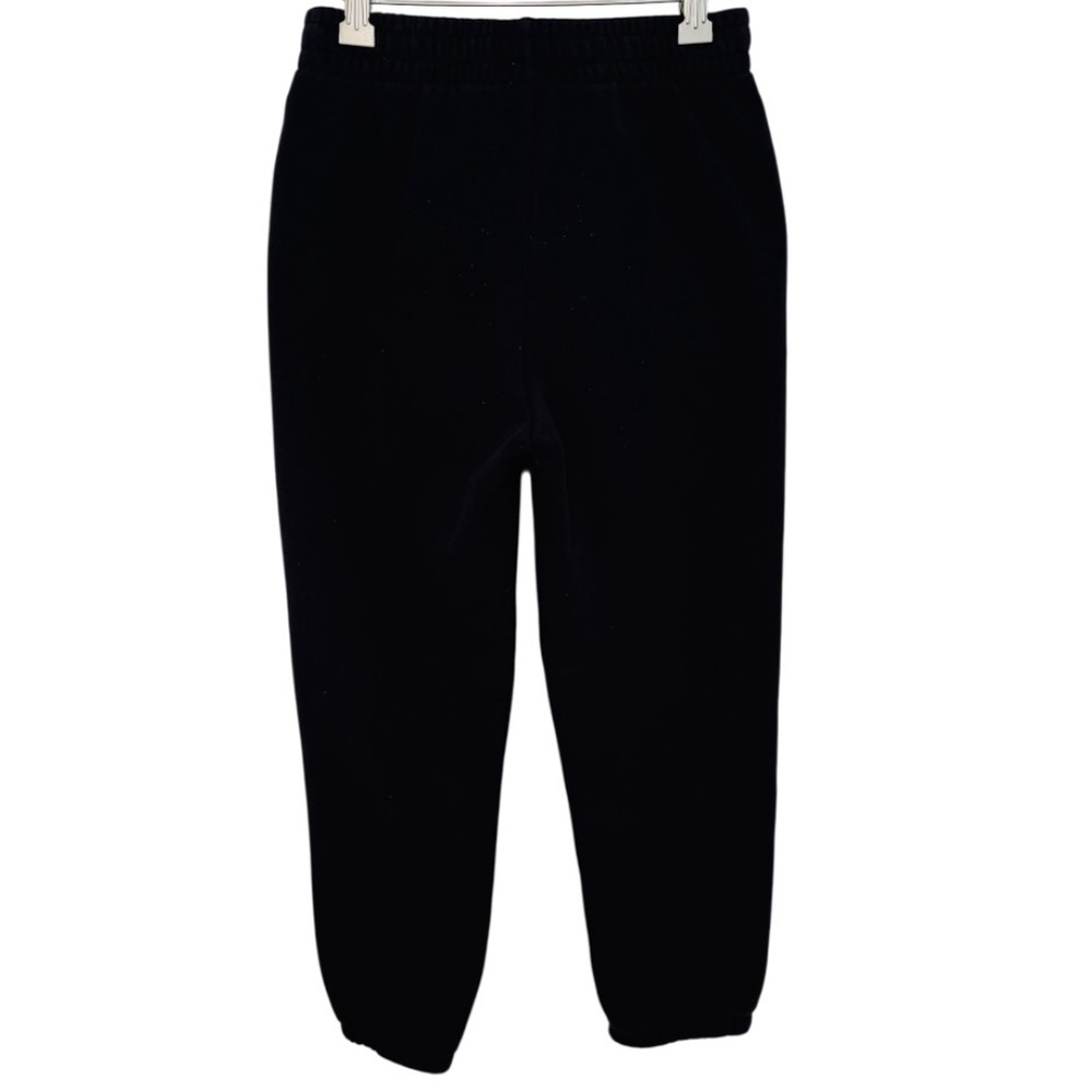 Athleta Girl Black Sweatpants with Bottom Leg Logo Size Small (7) - Picture 5 of 8